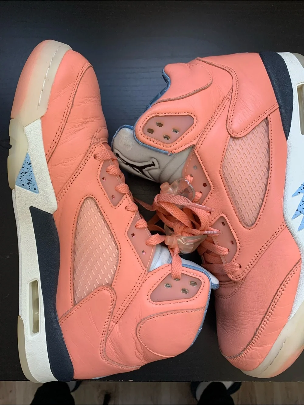 Jordan Men’s Athletic Shoe Box — Pastel Pink & Mint Graphics